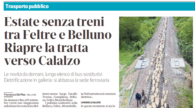 Procedono I Lavori Per Lelettrificazione Della Ferrovia La Rassegna